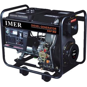 تصویر موتور برق دیزل استارتی 5کیلو وات ایمر مدل 5GF_ME ا IMER IMER