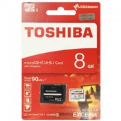 تصویر کارت حافظه MicroSDHC Class10 U3 مارک Toshiba ظرفیت 8GB 