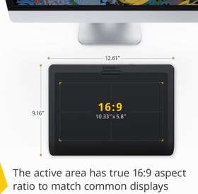 تصویر XENCELABS Drawing Tablet Wireless Graphic Tablet with Shortcut Keys Ultrathin Pen Tablet with 2 Battery-Free Stylus 8192 Levels Pressure 1234 Digital Art Pad for Win/Mac/Linux Black - ارسال 15 الی 20 روز کاری 