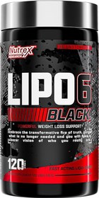 تصویر چربی سوز لیپوسیکس 6 بلک ناترکس Nutrex Lipo-6 Black