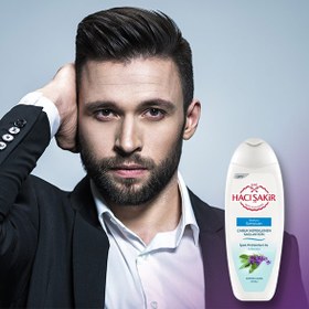 تصویر شامپو ضد شوره حاجی شاکر حاوی عصاره یاسمن 500ml Hacı Şakir anti-dandruff Shampoo 500ml