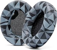 تصویر WC Wicked Cushions Earpads Extra Thick Earpads for Sony WH1000XM4 Headphones - بالشتک های چرمی نرم PU، فوم مموری عایق صدا لوکس، ضخامت اضافه شده بدون غیرفعال کردن سنسور روشن/خاموش | ژئو گری - ارسال 20 روز کاری WC Wicked Cushions Extra Thick Earpads for Sony WH1000XM4 Headphones - Soft PU Leather Cushions, Luxurious Noise Isolating Memory Foam, Added Thickness Without Disabling On/Off Sensor | Geo Grey