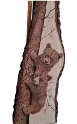 تصویر تابلو سوخته نگاری 