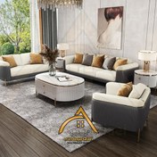 تصویر مبل راحتی لاکچری جدیدکاپیتان _ خرید مستقیم از تولید کننده - 7نفره3+2+1+1 Captain's luxury sofa