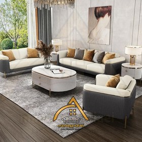 تصویر مبل راحتی لاکچری جدیدکاپیتان _ خرید مستقیم از تولید کننده - 8نفره3+3+1+1 Captain's luxury sofa