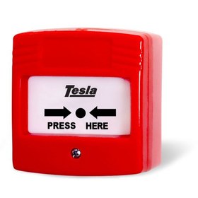 تصویر شستی اعلام حریق تسلا مدل MCP-124 قابل ریست 