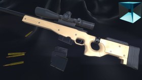 تصویر پکیج Futuristic Sniper Rifle [ PBR Ready ] 