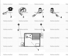 تصویر کنترل یونیت دوربین 360 هایما S5 