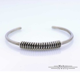 تصویر دستبند (بنگل) نقره B0106 