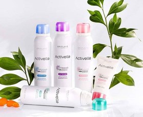 تصویر اسپری دئودورانت اوریفلیم سری اکتیول صورتی اوریفلیم Activelle Anti-perspirant Deodorant Spray