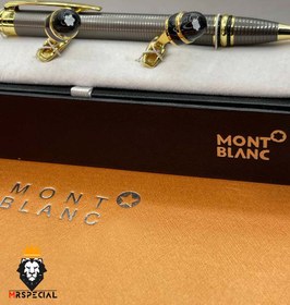 خرید و قیمت ست لوکس مردانه خودکار و دکمه سر دست مون بلان 0101 MONTBLANC ...