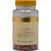 تصویر قرص کلاژن گلد بیوتین و ویتامین سی آدریان 60 عددی ا Collagen gold tablets Collagen gold tablets