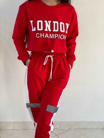 تصویر ست زنانه کراپ و شلوار 