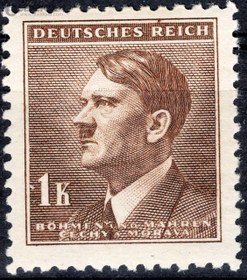 تصویر تمبر کمیاب آلمان نازی (هیتلر) 1942 