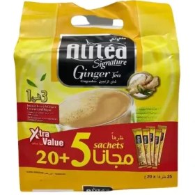 تصویر چای زنجبیلی علی تی بسته 25 عددی Alitea Signature Instant Ginger Tea 25 Sachets 20 gr Per Box