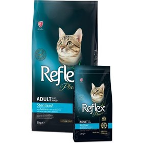 تصویر غذای خشک گربه بالغ رفلکس پلاس استریل شده با طعم سالمون 1.5 کیلو ا Reflex Plus Adult Cat Food Sterilised With Salmon 1.5kg Reflex Plus Adult Cat Food Sterilised With Salmon 1.5kg