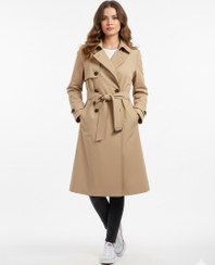 تصویر بارانی کرمی وارداتی سایز M,L 