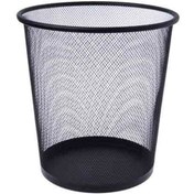 تصویر سطل زباله توری فلزی سایز بزرگ ۵ لیتر 