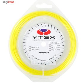 تصویر زه راکت تنيس واي تکس مدل Protour 17 Yellow ا YTEX Protour 17 Yellow Tennis Racket String YTEX Protour 17 Yellow Tennis Racket String