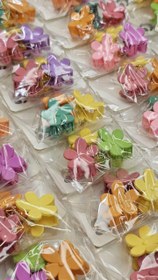 تصویر کلیپس مینی گل رنگی (۰۳۰۵۰۰۱۰) مینی کلیپس شمعی