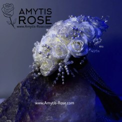 تصویر دسته گل عروس آمیتیس مدل ۱۰۳ 