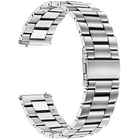 تصویر بند فلزی مناسب برای ساعت سامسونگ Galaxy Watch3 SM-R840 45mm 