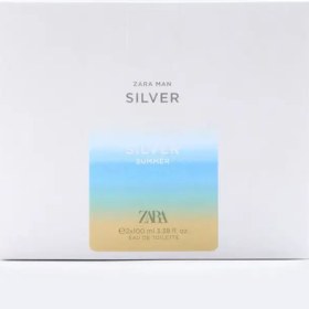 تصویر ادکلن ۲قلو زارا سیلور+سیلور سامر ۲۰۰ میل | ZARA MAN SILVER + ZARA MAN SILVER SUMMER EAU DE TOILETTE 2X100 ML / 3.38 oz (3.38 FL.OZ SILVER + SILVER SUMMER 100ML / 3.38 oz