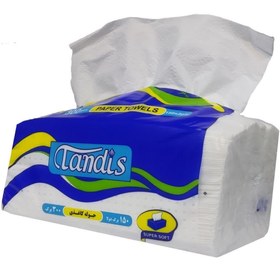 تصویر دستمال کاغذی حوله مخزنی تندیس 