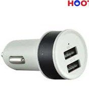 تصویر شارژر فندکی ماشین کیفیت خوب دارای دو پورت USB Car Lighter Charger with 2 USB Port