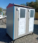 تصویر کانکس دوقلو (دوچشمه) حمام توالت 