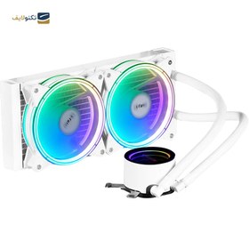 تصویر خنک کننده مایع پردازنده فاطر مدل Fater FW-240N2W1 White Fater FW-240N2W1 240 White CPU Liquid Cooler