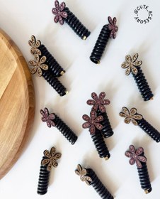 تصویر کش فنری طرح گل 