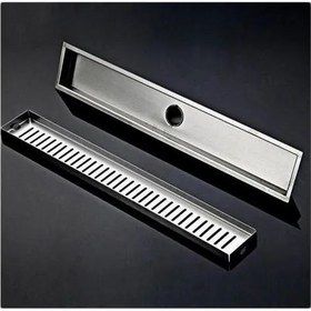 تصویر کفشور ۸۰ سانتی‌متری طرح خطی کروم 