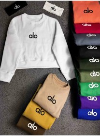 تصویر هودی زنانه دورس آلو سایز فری با داخل کرکی 