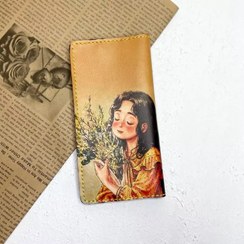 تصویر کیف پول دخترانه فانتزی دو زیپ مخملی 