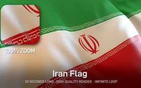 تصویر استوک فوتیج تلویزیون با پرچم ایران – Flags Of Iran On Many Retro TVs 