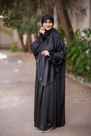 تصویر مقنعه مدل کربلا - کرم headdress model karbala