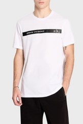 تصویر تی شرت آستین کوتاه لوگو دار مردانه Armani Exchange | 6RZTAP ZJ9TZ 1100 