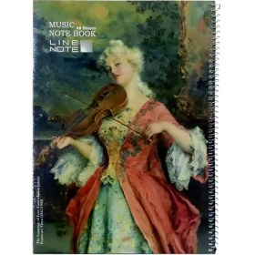 تصویر دفتر نت موسیقی سیمی لاین نوت 