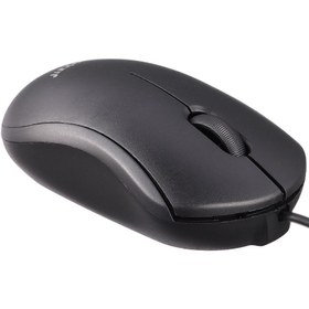 تصویر موس سیمی یو اس بی ارلدام ET-KM3 Mouse wired Earldom ET-KM3 computer for PC/laptop 1.2M classic Black