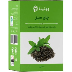 تصویر چای سبز خالص کیسه ای پپتینا بسته 10 عددی 