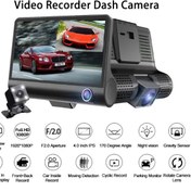 تصویر دوربین ثبت وقایع خودرو ۳ لنزه فول 