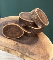 تصویر زیرلیوانی چوبی 