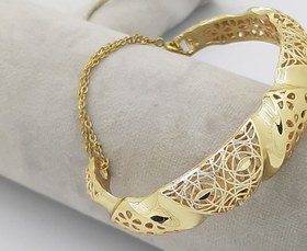 تصویر دستبند زنانه طرح طلا 