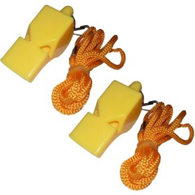 تصویر سوت داوری مدل 001 بسته 2 عددی - آبی 