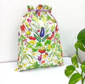 تصویر کیسه نگهداری سبزی پارچه ای سه لایه - فلامنت 