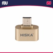 تصویر تبدیل Hiska OT-02 OTG MicroUSB Hiska OT-02 OTG MicroUSB Adapter