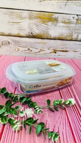 تصویر تابه پیرکس مرغ درب دار ماکروفری Microwave Pyrex Chicken Pan with Lid