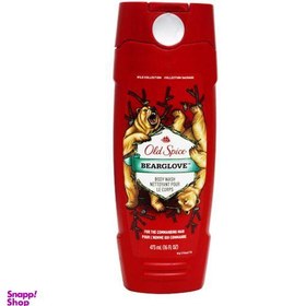 تصویر شامپو مو و بدن الد اسپایس (Old Spice) مدل Bearglove حجم 400 میلی‌لیتر 