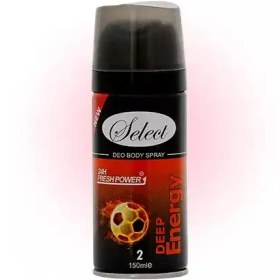 تصویر اسپری بدن مدل Deep Energy حجم 150 میل سلکت Select body spray, Deep Energy model, volume 150 ml